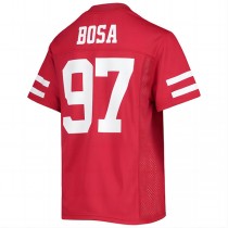 SF.49ers #97 Nick Bosa Replica Player Jersey Scarlet Stitched American Football Jerseys 2023