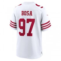 SF.49ers #97 Nick Bosa White Player Game Jersey Stitched American Football Jerseys