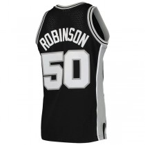 S.Antonio Spurs #50 David Robinson Mitchell & Ness Hardwood Classics 1998-99 Swingman Jersey Black Stitched American Basketball Jersey