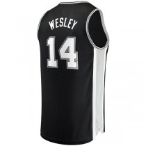 S.Antonio Spurs Fanatics Branded 2022 Draft First Round Pick Fast Break Replica Player Jersey Icon Edition Black Stitched American Basketball Jersey