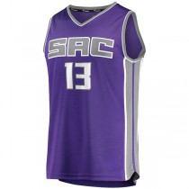 S.Kings #13 Keegan Murray Fanatics Branded Draft First Round Pick Fast Break Replica Player Jersey Icon Edition Purple Stitched American Basketball Jersey