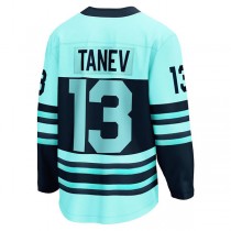 S.Kraken #13 Brandon Tanev Fanatics Branded Special Edition 2.0 Breakaway Player Jersey Teal Stitched American Hockey Jerseys