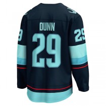 S.Kraken #29 Vince Dunn Fanatics Branded Home Breakaway Player Jersey Blue Stitched American Hockey Jerseys