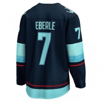 S.Kraken #7Jordan Eberle Fanatics Branded Home Premier Breakaway Player Jersey Stitched American Hockey Jerseys