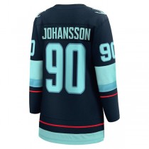 S.Kraken #90 Marcus Johansson Fanatics Branded Home Breakaway Player Jersey Blue Stitched American Hockey Jerseys