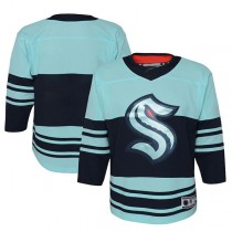 S.Kraken Special Edition 2.0 Premier Blank Jersey Teal Stitched American Hockey Jerseys