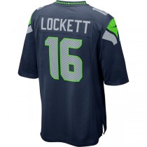 S.Seahawks #16 Tyler Lockett College Navy Game Jersey Stitched American Football Jerseys