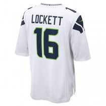 S.Seahawks #16 Tyler Lockett White Game Jersey Stitched American Football Jerseys
