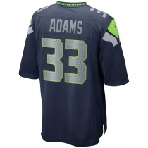 S.Seahawks #33 Jamal Adams College Navy Game Player Jersey Stitched American Football Jerseys