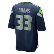 S.Seahawks #33 Jamal Adams College Navy Game Team Jersey Stitched American Football Jerseys