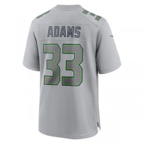 S.Seahawks #33 Jamal Adams Gray Atmosphere Fashion Game Jersey Stitched American Football Jerseys