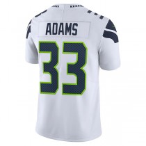 S.Seahawks #33 Jamal Adams White Vapor Limited Jersey Stitched American Football Jerseys