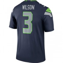 S.Seahawks #3 Russell Wilson College Navy Legend Jersey Stitched American Football Jerseys