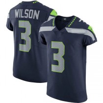 S.Seahawks #3 Russell Wilson College Navy Vapor Elite Player Jersey Stitched American Football Jerseys