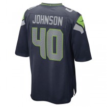 S.Seahawks #40 Darryl Johnson College Navy Game Player Jersey Stitched American Football Jerseys