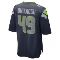 S.Seahawks #49 Joshua Onujiogu College Navy Game Player Jersey Stitched American Football Jerseys