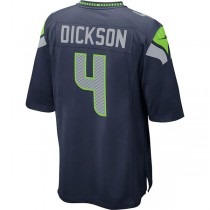 S.Seahawks #4 Michael Dickson College Navy Game Jersey Stitched American Football Jerseys