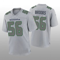 S.Seahawks #56 Jordyn Brooks Gray Atmosphere Game Jersey Stitched American Football Jerseys
