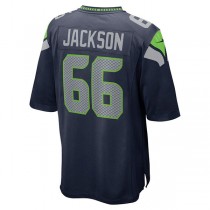 S.Seahawks #66 Gabe Jackson College Navy Game Jersey Stitched American Football Jerseys