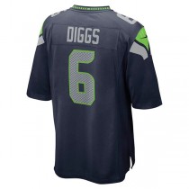 S.Seahawks #6 Quandre Diggs College Navy Game Jersey Stitched American Football Jerseys