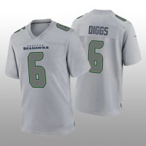 S.Seahawks #6 Quandre Diggs Gray Atmosphere Game Jersey Stitched American Football Jerseys