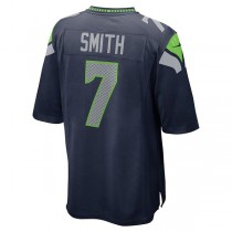 S.Seahawks #7 Geno Smith College Navy Game Jersey Stitched American Football Jerseys