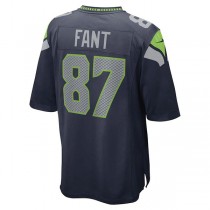 S.Seahawks #87 Noah Fant College Navy Game Player Jersey Stitched American Football Jerseys