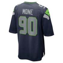S.Seahawks #90 Bryan Mone College Navy Game Jersey Stitched American Football Jerseys