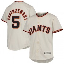 San Francisco Giants #5 Mike Yastrzemski Cream Home Replica Player Jersey Baseball Jerseys