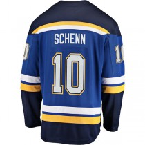 St.L.Blues #10 Brayden Schenn Fanatics Branded Breakaway Player Jersey Blue Stitched American Hockey Jerseys