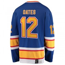 St.L.Blues #12 Adam Oates Fanatics Branded Premier Breakaway Retired Player Jersey Blue Stitched American Hockey Jerseys