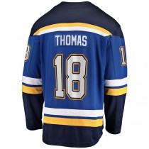 St.L.Blues #18 Robert Thomas Fanatics Branded Home Breakaway Player Jersey Blue Stitched American Hockey Jerseys