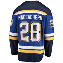 St.L.Blues #28 Mackenzie MacEachern Fanatics Branded Home Breakaway Player Jersey Blue Stitched American Hockey Jerseys