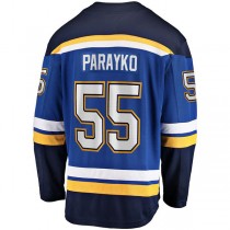 St.L.Blues #55 Colton Parayko Fanatics Branded Breakaway Player Jersey Blue Stitched American Hockey Jerseys