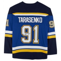 St.L.Blues #91 Vladimir Tarasenko Fanatics Authentic Autographed Breakaway Jersey Blue Stitched American Hockey Jerseys