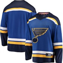 St.L.Blues Fanatics Branded Breakaway Home Jersey Blue Stitched American Hockey Jerseys