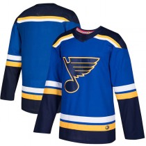 St.L.Blues Home Authentic Blank Jersey Blue Stitched American Hockey Jerseys