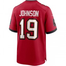 TB.Buccaneers #19 Keyshawn Johnson Red Game Retired Player Jersey Stitched American Football Jerseys