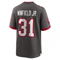 TB.Buccaneers #31 Antoine Winfield Jr. Pewter Game Jersey Stitched American Football Jerseys