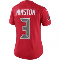 TB.Buccaneers #3 Jameis Winston Red Color Rush Limited Player Jersey Stitched American Football Jerseys