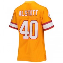 TB.Buccaneers #40 Mike Alstott Mitchell & Ness Orange Legacy Replica Player Jersey Stitched American Football Jerseys