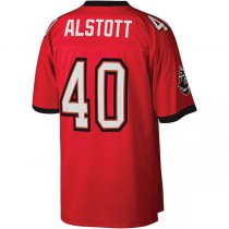 TB.Buccaneers #40 Mike Alstott Mitchell & Ness Red Legacy Replica Jersey Stitched American Football Jerseys