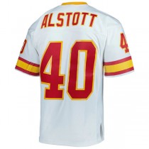 TB.Buccaneers #40 Mike Alstott Mitchell & Ness White 1996 Legacy Replica Jersey Stitched American Football Jerseys