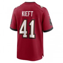 TB.Buccaneers #41 Ko Kieft Red Game Player Jersey Stitched American Football Jerseys