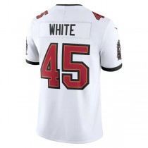 TB.Buccaneers #45 Devin White White Vapor Limited Player Jersey Stitched American Football Jerseys