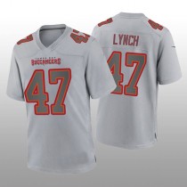 TB.Buccaneers #47 John Lynch Gray Atmosphere Game Retired Player Jersey Stitched American Football Jerseys