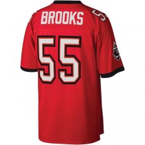 TB.Buccaneers #55 Derrick Brooks Mitchell & Ness Red Legacy Replica Jersey Stitched American Football Jerseys