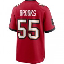TB.Buccaneers #55 Derrick Brooks Red Game Retired Player Jersey Stitched American Football Jerseys