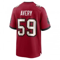 TB.Buccaneers #59 Genard Avery Red Game Player Jersey Stitched American Football Jerseys
