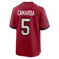 TB.Buccaneers #5 Jake Camarda Red Game Player Jersey Stitched American Football Jerseys